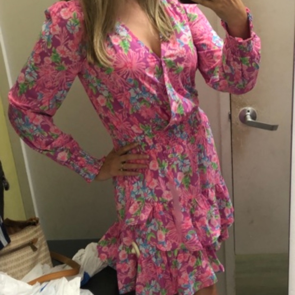 Lily Pulitzer Pink dress Size 8